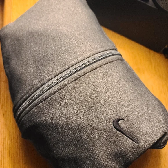 Nike Hoodie Jacket Therma Fit | Grey | Full-Zip | Fleece | Fitness Hoodie - Picture 6 of 6